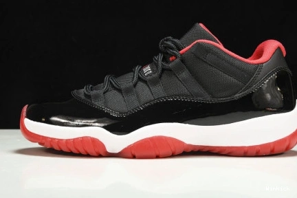 BLACK 528895-012 MENS AIR RED 11 RETRO JORDAN  LOW "BRED" 1111